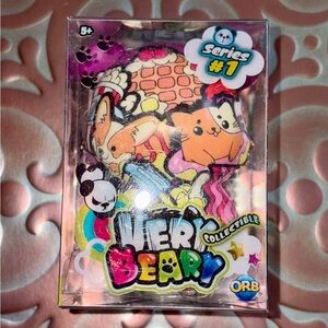 ORB Very Beary Collectible Squeeze Toys Series 1 2.5" Abstract Design